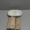 Fight Club Wood Prayer Dough Bowl, congregation gifts Christian Easter and Christmas Cross Religious Gifts,Farmhouse Decor Rustic with 24 Blessing Prayer Cards with Linen Bag 9.5x6x2.5 (1 set)