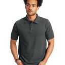 Hireko Men's Polo, Large, Dark Gray