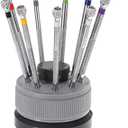 LLF New 9 pcs Precision Watch Flat Blade Slotted Screwdriver Set Watchmakers Tools