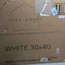 Airy Abode Premium White Wood Picture Frame 30x40 Matted to 24x36 - Pick Your Size and Color