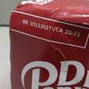 Dr Pepper Soda, 12 fl oz cans, 12 pack (EXP 03/12/27)