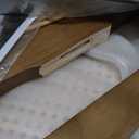 Linen Upholstered Accent Chair, Mid Century Modern Vintage Rattan Vanity Chair with Wood Armrest and Legs for Living Room Bedroom,Beige