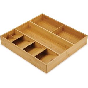 Joseph Joseph DrawerStore Cutlery Storage, Kitchen Utensils & Kitchen Accessories in a Drawer - Bamboo, Bamboo
