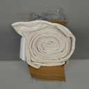 MIULEE Euro Sham Pillow Covers for Bed 24x24, 2 Pack Natural Beige Thick & Textured Decorative Throw Pillow Covers, Neutral Linen Cushion Cases, Modern Farmhouse Home Decor, No Filling