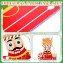 Wenqik 2 Pcs Large Christmas Nutcracker Outdoor Decorations with LED Light, Nutcracker Yard Sign with Stakes 39 x 13 Inch Christmas Outdoor Yard Decorations for Xmas Holiday Lawn Porch Party Supplies