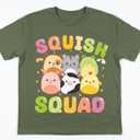 Squish Squad Girls Kids Toddlers Cute Birthday TShirt M 