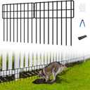 30 Panels No Dig Fence, Animal Barrier Fencing, 13in(H) x 30ft(L) Fence Barrier for Bottom, Rabbit Fencing for Garden, Dog Fences Barrier, Rustproof Metal Fences Border for Outdoor