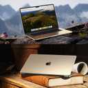 Soonjet for MacBook Air 15 inch Case | M5 M4 M3 M2 2026 2025-2023 | 100% Match Official Color | Ultra Thin Armor | Hard Shell Laptop Cover | A3448 A3241 A3114 A2941 | Starlight Clear