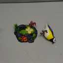 FELTECHELECTR 1pc Electric Singing Bird Toy Imitation Bird Voice Cage Ornament for Home and Garden Decor Random Style