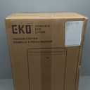 EKO Madison Brushed Stainless Steel 13.2 Gal/50L Kitchen Step Trash Can or Recycling Bin, Removable Inner Liner, Soft Close Lid, Fingerprint Resistant Finish