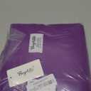 22'' 50L 100% Cotton Oversized Travel Tote Bag for Women - Tear-Resistant, Overnight/Weekend/Beach Bag (Purple)