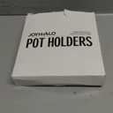 Joyhalo 6 Pack Pot Holders for Kitchen,Cotton Oven Holder with Great Heat Resistance,Non Slip Hot Pads for Kitchen Clearance,Dark Red