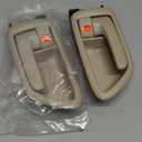 Interior Door Handle Front Rear Left Driver Right Passenger for Toyota Sequoia 2001-2007, Toyota Tundra (Crew Cab Only) 2004-2006, Toyota Avalon 2000-2004, Replace OE 81282, 69205AC010E1, Beige