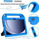 BMOUO Kids Case for Samsung Galaxy Tab A9+/A9 Plus 11 Inch 2023 (SM-X210/X216/X218), with Screen Protector, Shockproof Samsung Galaxy Tab A9 Plus Case for Kids, Blue