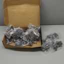 Chibery 50 PCS Full Overlay 3/4 inch Overlay Soft Close Hinges, Clip ON Plate, 105 Degree, Silent Hydraulic, Black Frameless European Concealed Hinge for Kitchen Cabinet Door, Wardrobes, and Bookcases