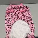 Paiaite Dog Pajamas Onesie: Comfortable Four-Legged Apparel for Small, Medium, & Large Dogs, Polyester Material for Comfort, Wrinkle Resistance, Moisture Wicking, and Stretchiness Pink Leopard 4XL (4XL-(55~80lb) | Chest(~35"))