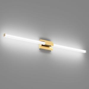 Ralbay 48inch Gold Bathroom Vanity Lights Bar 36W Modern LED Gold Vanity Light Fixtures Over Mirror(5500K White Light) (48 inch)