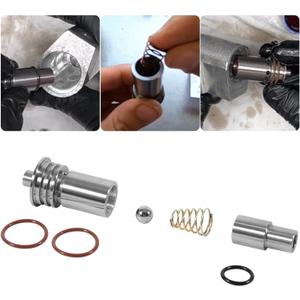 STL010 Cooler Flow Bypass Valve Kit Upgrade For GM 6L80 6L90 2014-up Cadillac Chevy GMC Transmission & 2016-up 8L90 8L80 8L90E 10L90 Transmission Cooling System Kit 6L80 Thermostat Bypass Kit