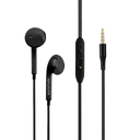 Acoustix Stereo Earbuds with In-Line Microphone and Remove Black