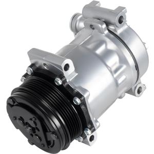 AC Compressor with A/C Clutch Fit 1996-2002 for Chevrolet 4.3L 5.0L 5.7L Express/Savana 1500/2500 & 6.5L Express/Savana 2500/3500, Blazer 4.3L 1999-2005, S10 Sonoma 4.3 1998-2004, Hombre Bravada 4.3 AC Compressor with A/C Clutch Fit 1996-2002 for Chevrolet 4.3L 5.0L 5.7L Express/Savana 1500/2500 & 6.5L Express/Savana 2500/3500, Blazer 4.3L 1999-2005, S10 Sonoma 4.3 1998-2004, Hombre Bravada 4.3