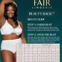 Vanity Fair Women's Beauty Back Smoothing Minimizer Bra, Minimizes Bust Line up to 1.5", Non Padded Cups up to H (Black, L)