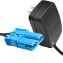 12 Volt Battery Charger for Kid Trax Dodge Viper VW Beetle Dodge Police Car Mecerdes ML63 Child Ride On Car, 12V Charger Compatible for Child Ride On Car Battery with Large Blue Plug