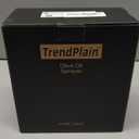 TrendPlain 16oz/470ml Glass Olive Oil Sprayer for Cooking  2 in 1 Olive Oil Dispenser Bottle for Kitchen Gadgets and Air Fryer Accessories, Salad, BBQ - Black & Green