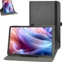 MAMA MOUTH for TECLAST T65 Max Rotating Case,360 Degree Rotary Stand with Cute Pattern Cover for TECLAST T65 Max 13 Inch Tablet,Black