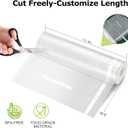 Bonsenkitchen 6 Rolls 11" x 16' Vacuum Sealer Bags for Food with a Color Box, Easy to Store, Commercial Grade, BPA Free, Great for Food Storage or Sous Vide, VB21