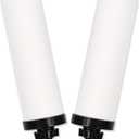 2 Pack 7'' ceramic water filter Candle,7 inch water filter replacement filters with Activated Carbon for Countertop Gravity Water Filter System,Water Cooler Filtration Systems.