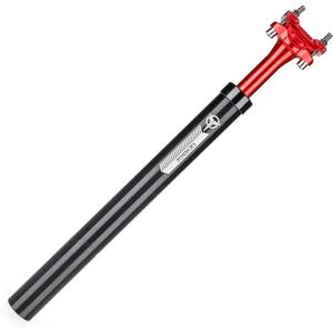 Suspension Seatpost for Bicycles - 27.2/30.9/31.6 X 400mm Shock Absorbing Bike Seatposts - Lightweight Aluminum Alloy Seat Post for Mountain Road Bike BMX eBike