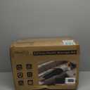 TeqHome Full Body Massage Mat with Heat, Massager Pad with 10 Motors, 9 Modes & 3 Timers with Earplugs & Pillow Cloth, Neck/Back Relief, Anti-Slip for Bed/Sofa, Gift for Men Women (5284(advanced))