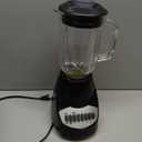 BLACK+DECKER Countertop Blender with 6-Cup Glass Jar, 10-Speed Settings, Black, BL2010BG