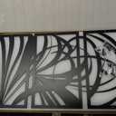 Murallz Metal Wall Art Set of 3 - Modern Design Frames for Home and Office Dcor - Perfect for Living Room, Bedroom, Kitchen, Bathroom, and More - Ready to Hang Decorative Wall Accents