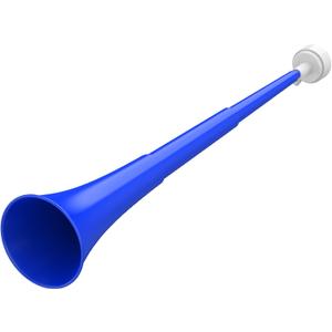 Collapsible Stadium Horn 24 Inch Vuvuzela Plastic Trumpet Horn Blow Horn Noisemakers Loud Sound Soccer Horn Cheer Horn for Sporting Events Graduation Games School Party Supplies Favors Accessories (Blue)