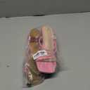 Shoe'N Tale Strappy Heels For Women Low Chunky Block Heel Heeled Sandals Square Open Toe Slip On Slides Mules, Pink, Size 9