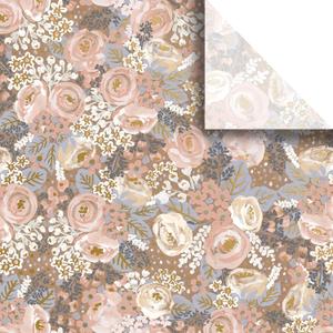 Jillson Roberts Bulk 240 Sheet-Count 20" x 30" Premium Printed Tissue Paper, Bouquet (Multi)