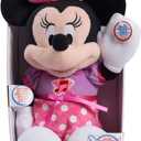 Disney Junior Mickey Mouse Funhouse Singing Fun Minnie Mouse 13 Inch Lights and Sounds Feature Feature Plush, Sings Bowtoons Theme Song, Kids Toys for Ages 3 Up by Just Play