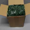 50 Feet Green Tinsel Garland Artificial Christmas Pine Decorative Greenery Tinsel Stems Non-Lit Soft Twist Garland 12 Inch x 2Inch for Holiday Season Outdoor Indoor Party Decorations
