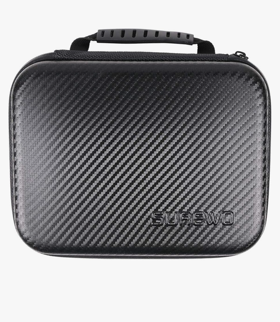 SUREWO Hard Case for GoPro,Surface-Waterproof Carrying Case Compatible with GoPro Hero 13/12/11/10/9/8/7/(2018)/6/5 Black,DJI Osmo Action,AKASO/Campark and More (Medium)