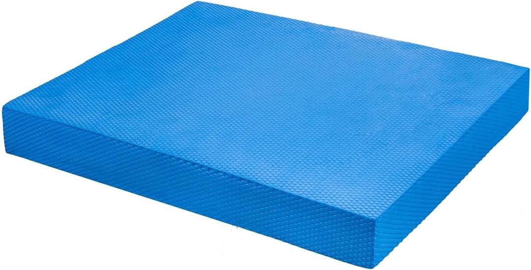 Stability Trainer Pad - 19.7''X 15.8" X 2.4" Foam Balance Exercise Pad Cushion for Therapy, Yoga, Dancing Balance Training, Pilates,and Fitness (Blue)