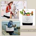 Paterr 12 Sets Thank You Appreciation Gifts Leather Notebooks Canvas Tote Bags Ballpoint Pens for Employee (Chic Colors)