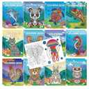 Pasimy 24 Pcs Animals Coloring Books DIY Mandala Ocean Jungle Animal Coloring Book Mini Holiday Activity Supplies for Kids Adult Party Favors Gift Bags Filler Classroom Activity