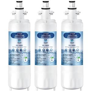 LT700P LFDS22520S Water Filter Replacement for LG ADQ360061 LFX25976ST LFX25978SW LFX25978ST LFX25978SB LFX28968ST LFX28968SW LFX28978ST LFX29927ST LFX31925ST LFX31935ST LFX31945ST LFXC24726S