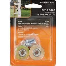 Prime Line Partio Door ROLLER kit Plastic Ball Beading Wheel 1 -1/4 In