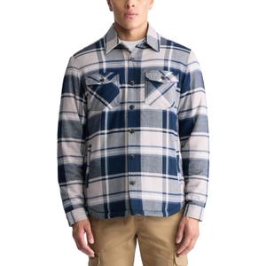 Buffalo David Bitton men's Trucker Denim Jacket Vintage Style Shacket (Large, Irish Cream)