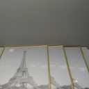 upsimples 18x24 Picture Frame Gold 3 Pack, Scratch-Proof Poster Frames 18 x 24 for Photo Gallery - Slide-In Strips, Horizontal or Vertical Wall Mounting