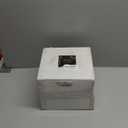 U-QE 100 Pieces Clear Plastic Plates - Clear Disposable Plates - Premium Hard Plastic Plates for Party, Holiday and Party Use Including 50 Dinner 10 '' & 50 Dessert Platos 7.5 ''