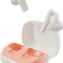 Skullcandy Smokin Buds Wireless Earbuds, Bluetooth Headphones, Noise Isolating Fit, Up to 20 Hours Battery, IPX4 Sweat and Water Resistant, Microphone for iPhone Android - Bone