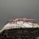 RUGSURE Washable Area Rugs - Perfect for Living Room, Bedroom, Kids Room, Nursery - Stain & Water Resistant Non-Slip, Pet & Child Friendly, Vintage Tribal Area Rugs (Rust and Bule, 9' x 12')